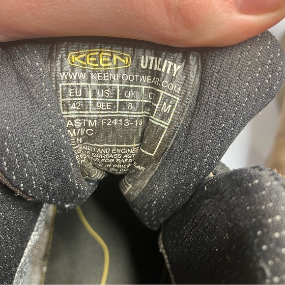 Keen utility work boots men’s size 9EE - Picture 7 of 7